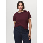 T-Shirt Pirti - Burgundy