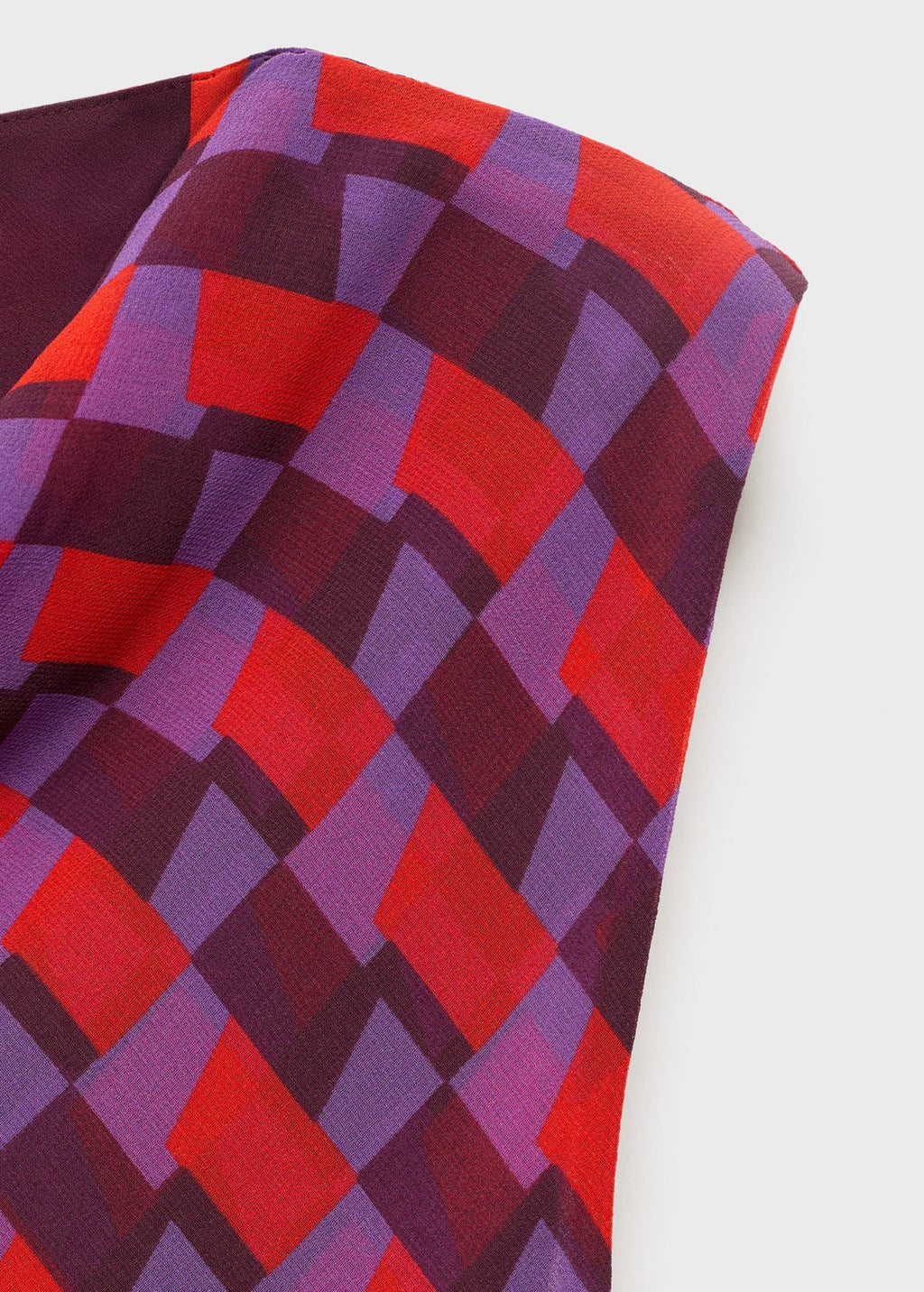 Blouse Imprimée Col Bénitier