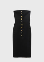 Robe Bustier Boutons Bijou