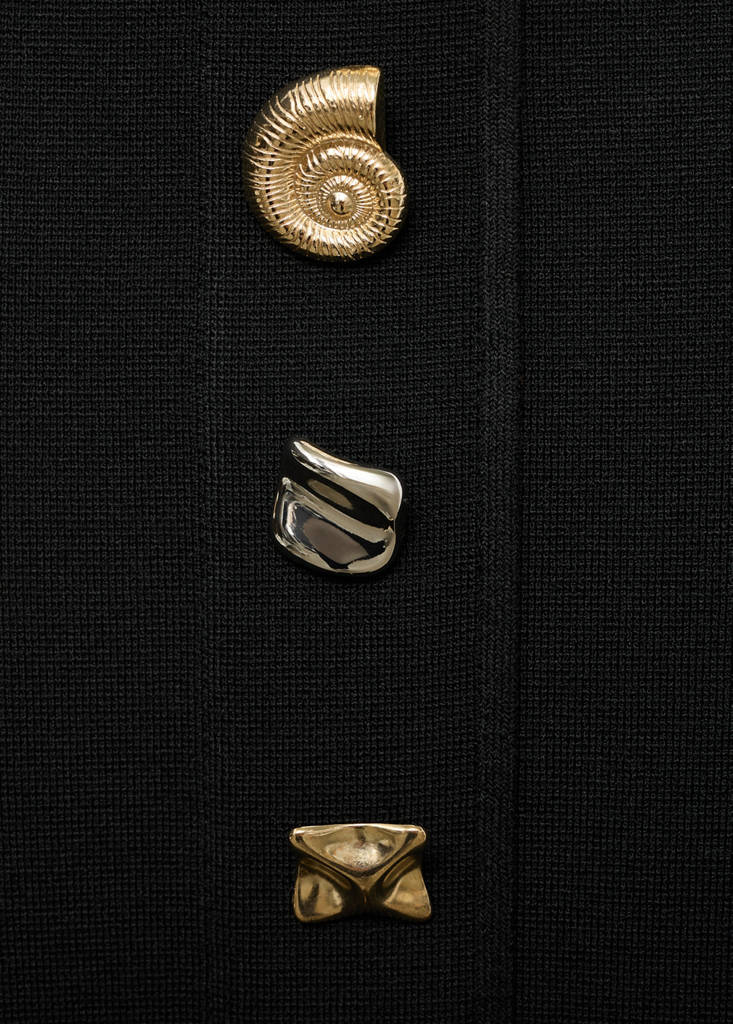 Robe Bustier Boutons Bijou