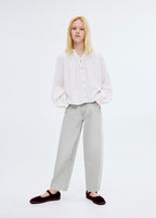 Jean Balloon Gris Denim - Fille