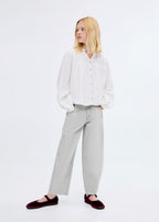 Jean Balloon Gris Denim - Fille