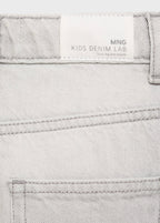Jean Balloon Gris Denim - Fille
