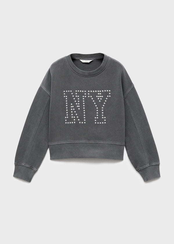 Sudadera Nyset Gris Antracita - Niña