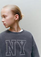 Sudadera Nyset Gris Antracita - Niña