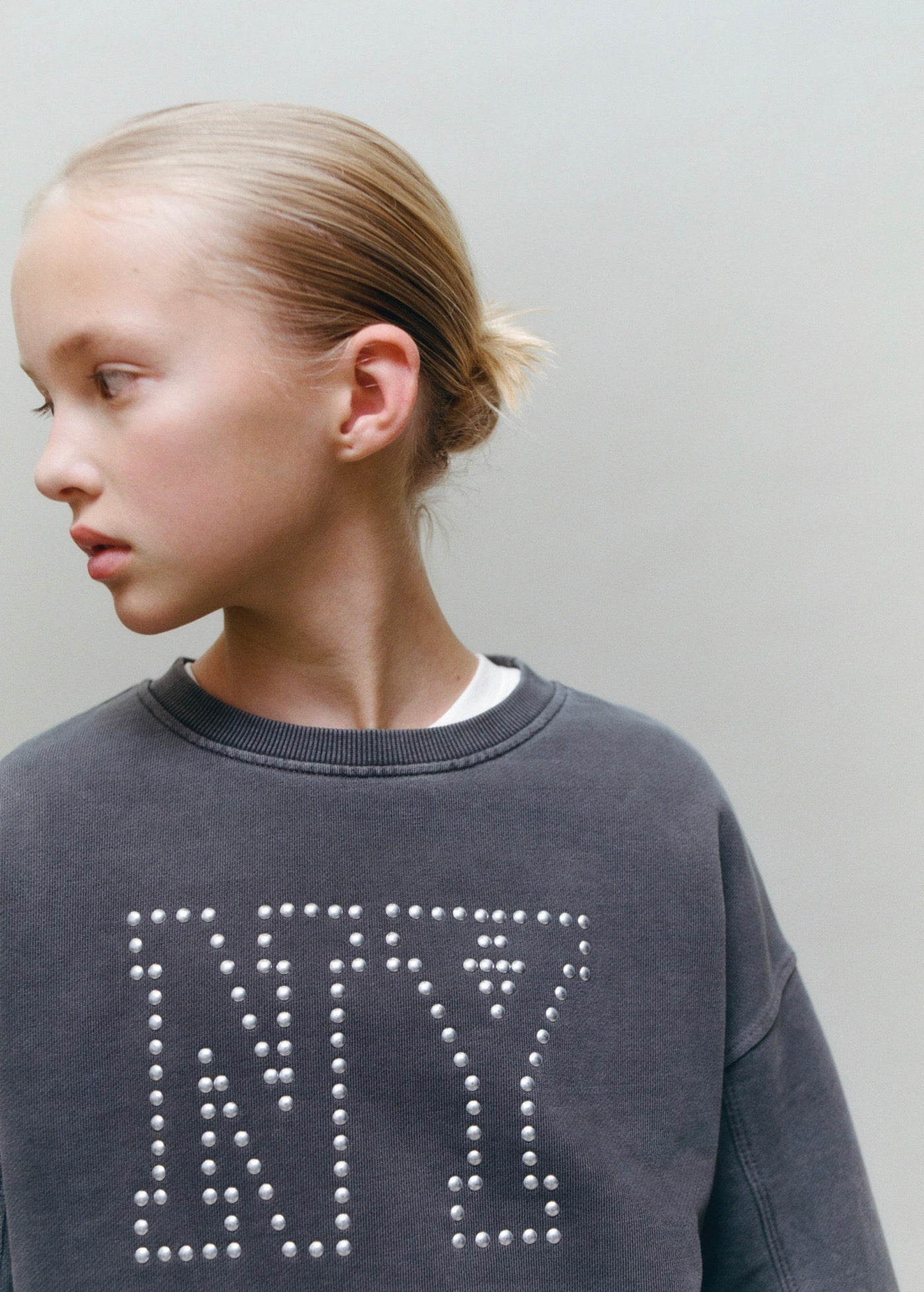 Sudadera Nyset Gris Antracita - Niña