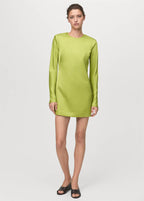Robe Satinée Dos Nu