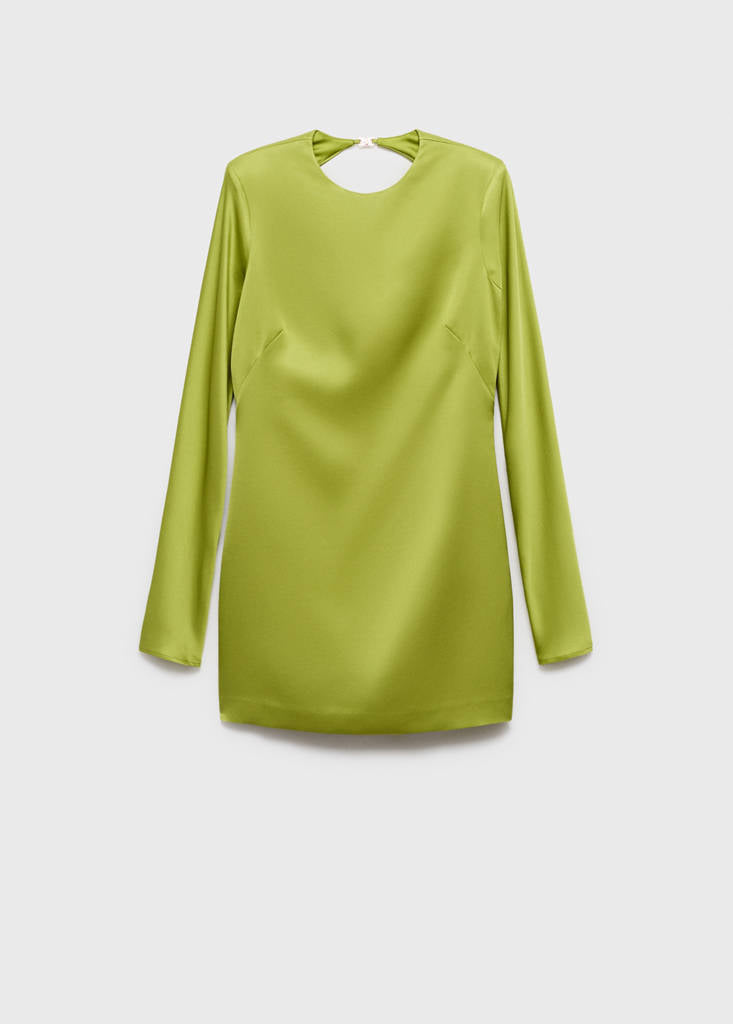Robe Satinée Dos Nu