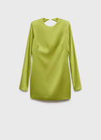 Robe Satinée Dos Nu