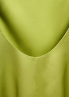 Robe Satinée Dos Nu