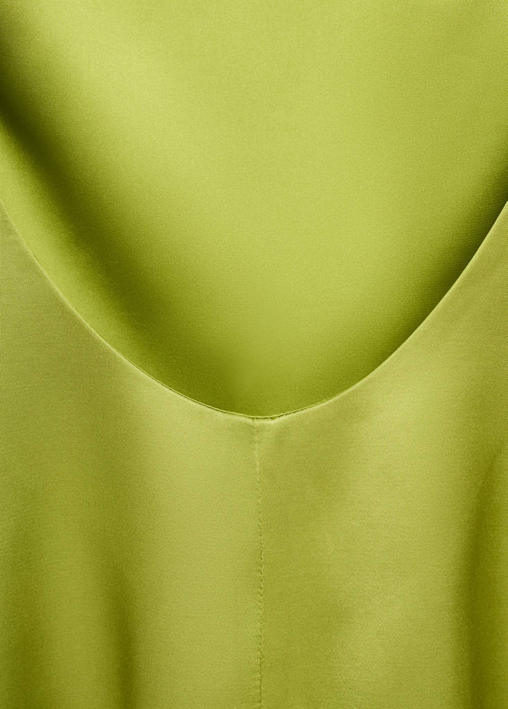 Robe Satinée Dos Nu