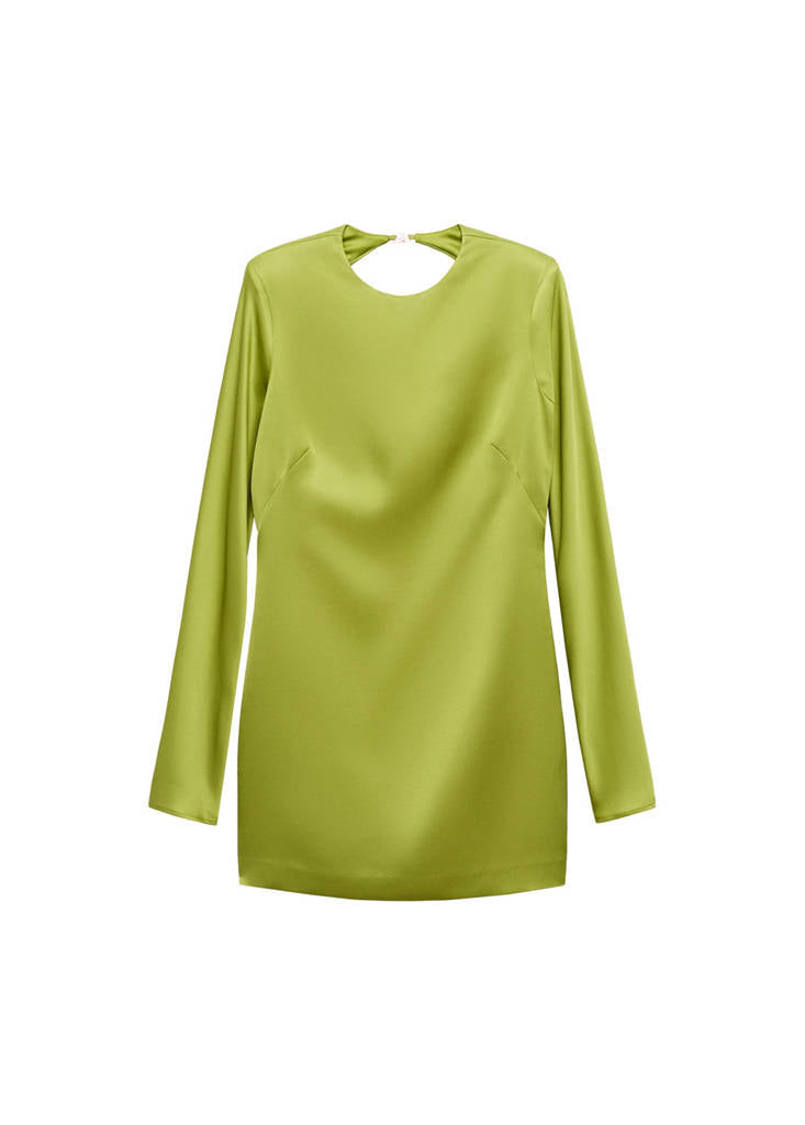 Robe Satinée Dos Nu