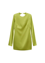 Robe Satinée Dos Nu