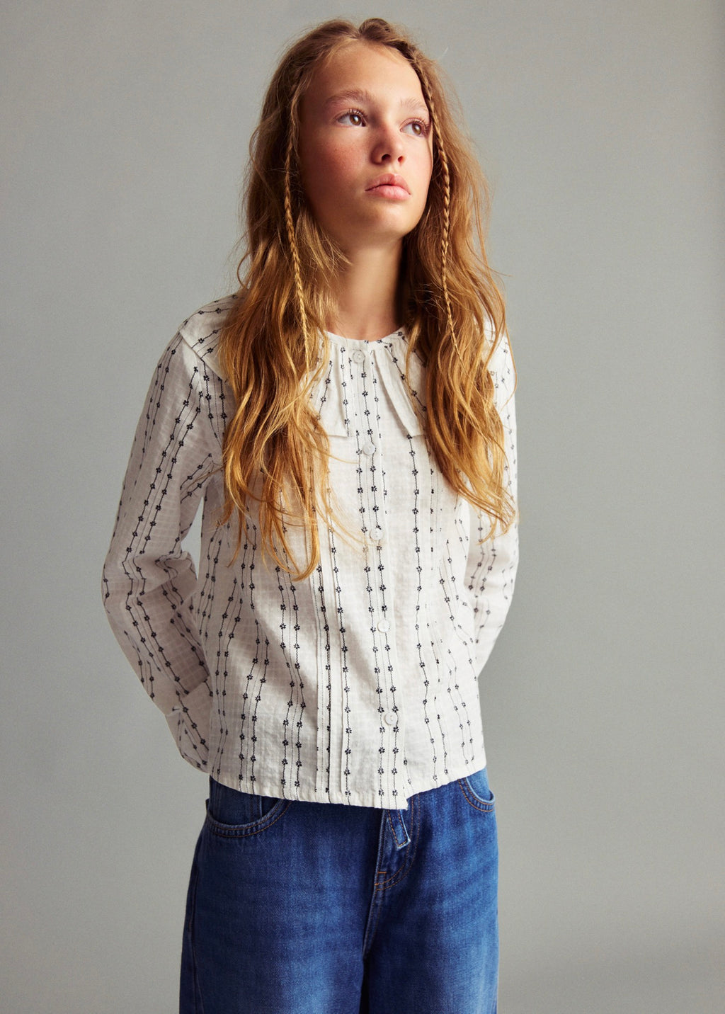 Blouse Roma Écru - Fille