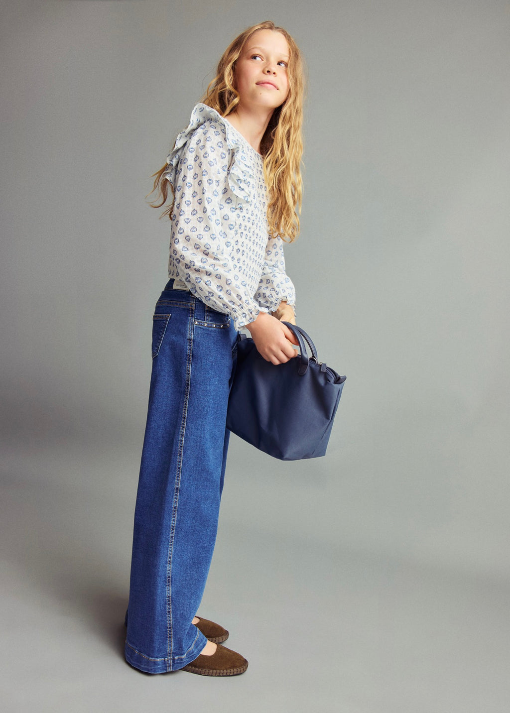 Blusa Maca Crudo - Niña