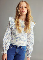 Blusa Maca Crudo - Niña