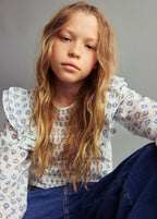 Blusa Maca Crudo - Niña