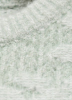 Chaleco Flores Verde Pastel - Niña