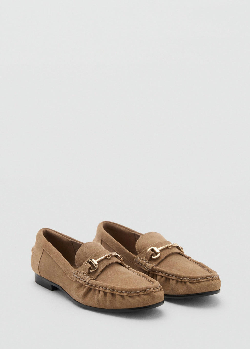 Mocassins En Daim À Boucle