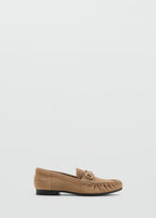 Mocassins En Daim À Boucle