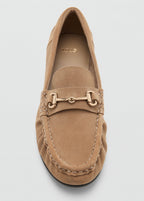 Mocassins En Daim À Boucle