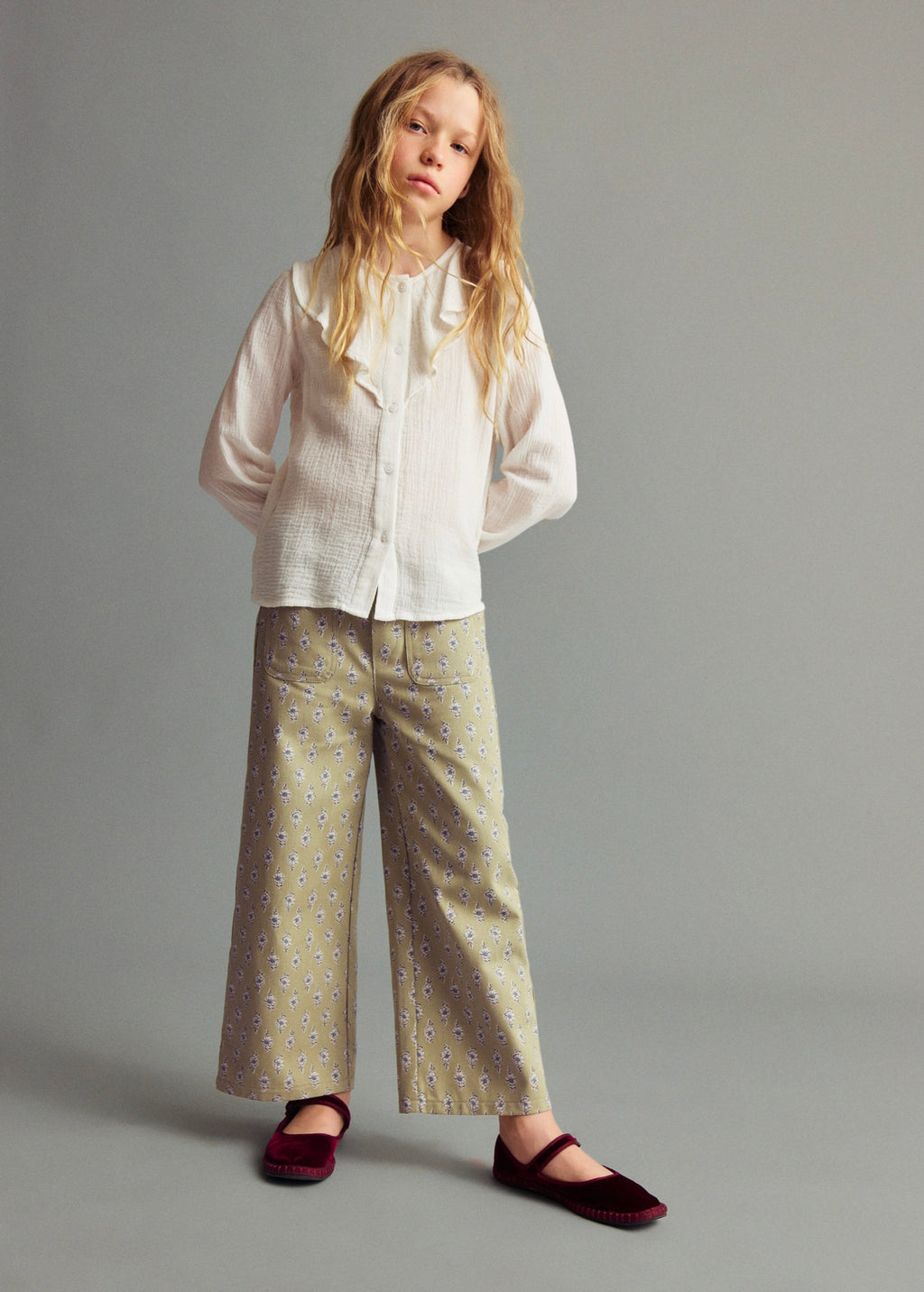 Pantalón Mentaset Verde Menta - Niña
