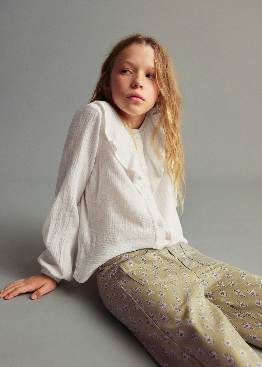 Pantalón Mentaset Verde Menta - Niña