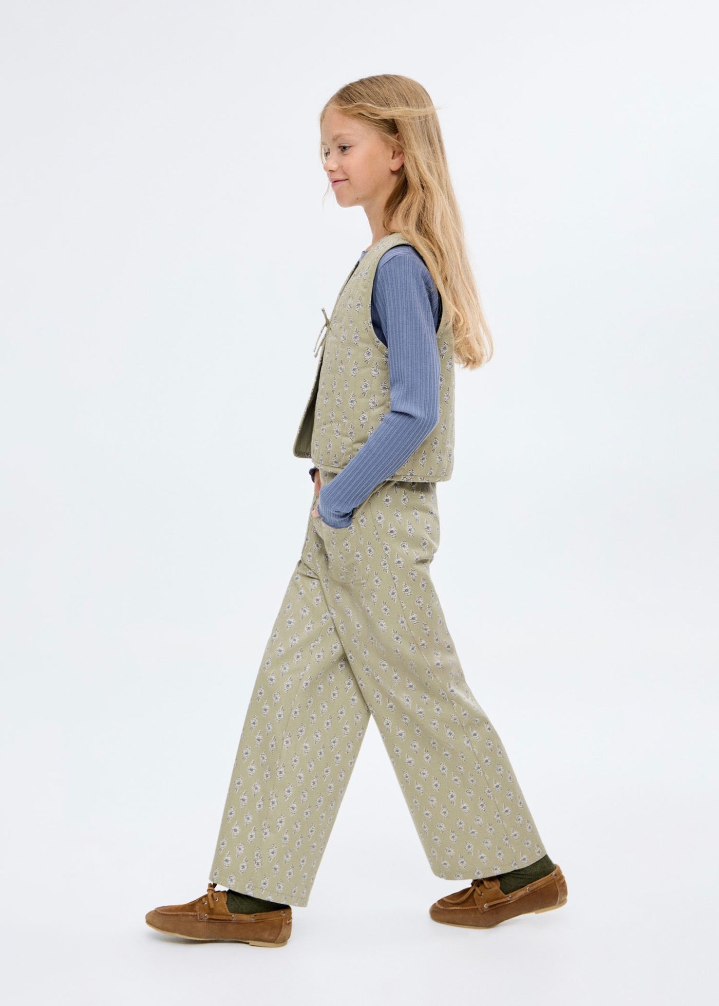 Pantalón Mentaset Verde Menta - Niña