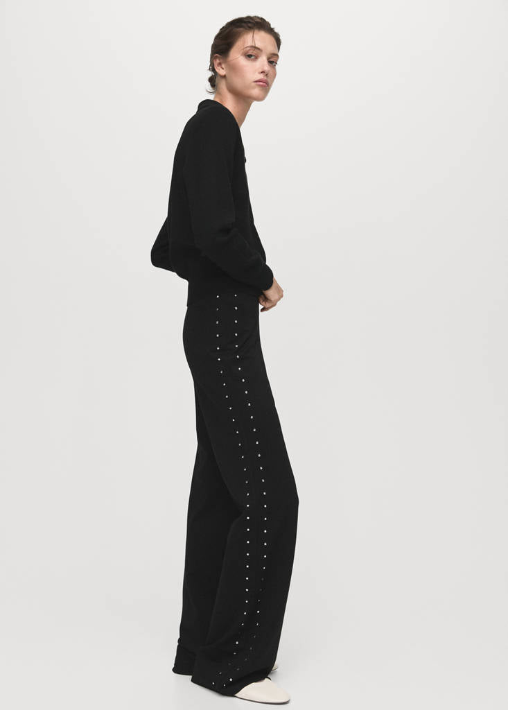 Leggings Droits Strass