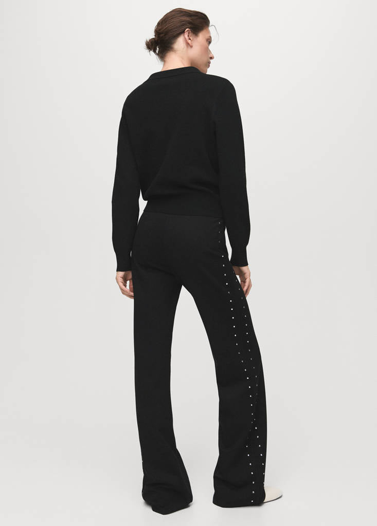 Leggings Droits Strass