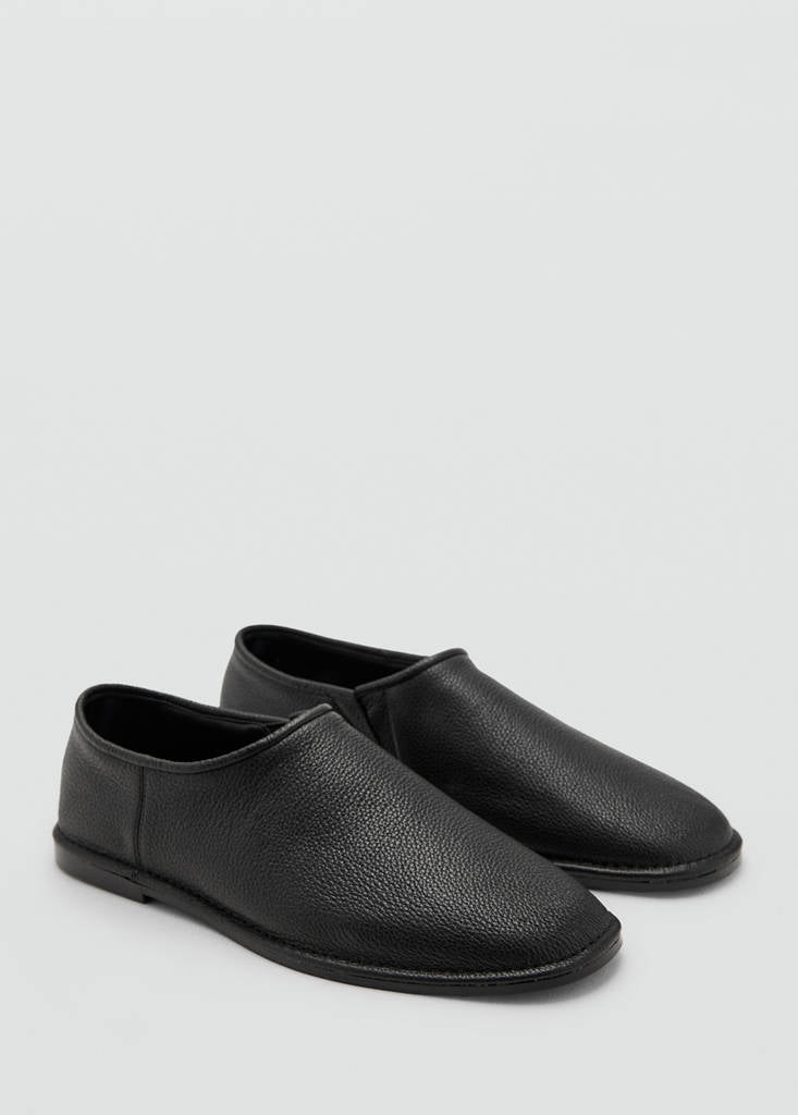 Chaussures Plates Cuir