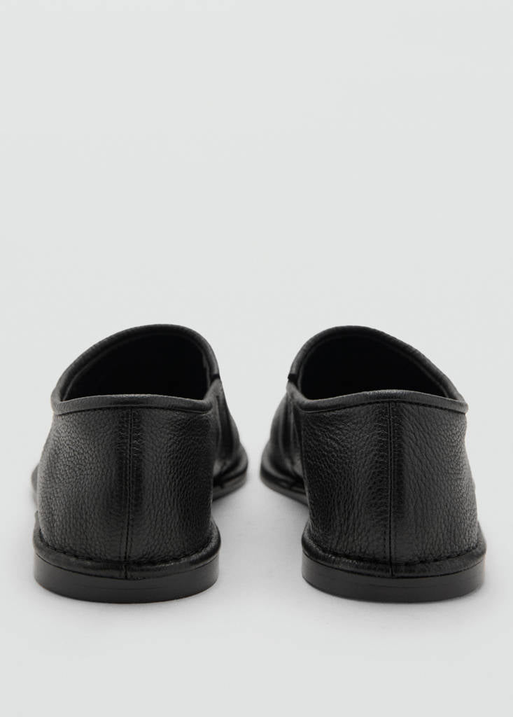 Chaussures Plates Cuir