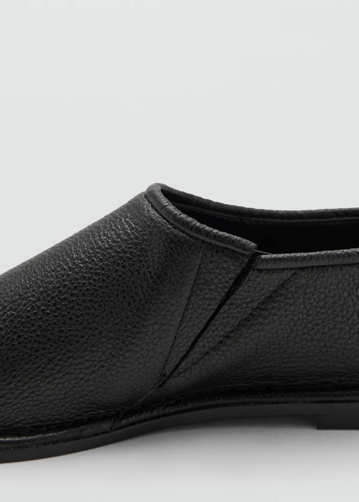 Chaussures Plates Cuir