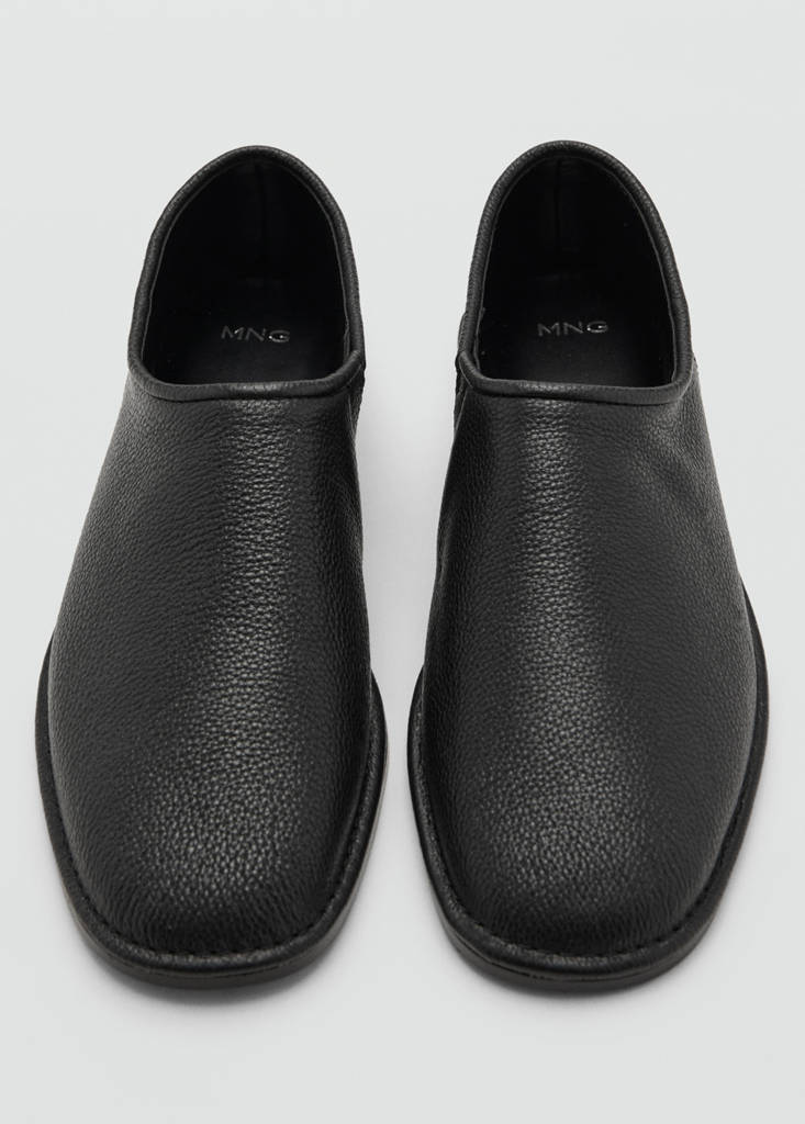 Chaussures Plates Cuir