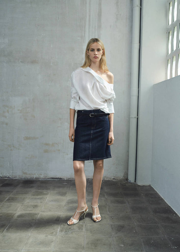 Jupe Midi Denim