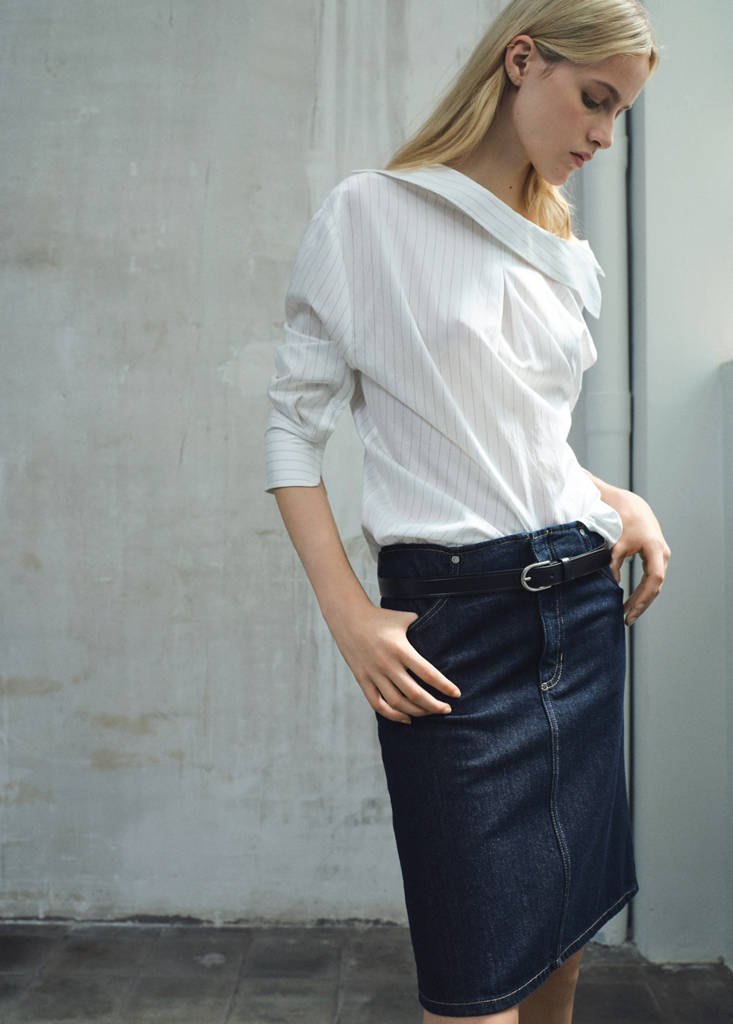 Jupe Midi Denim