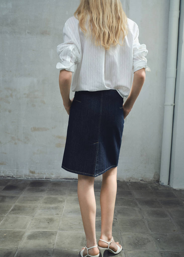 Jupe Midi Denim