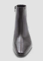 Bottines Cuir Talon Kitten Heel