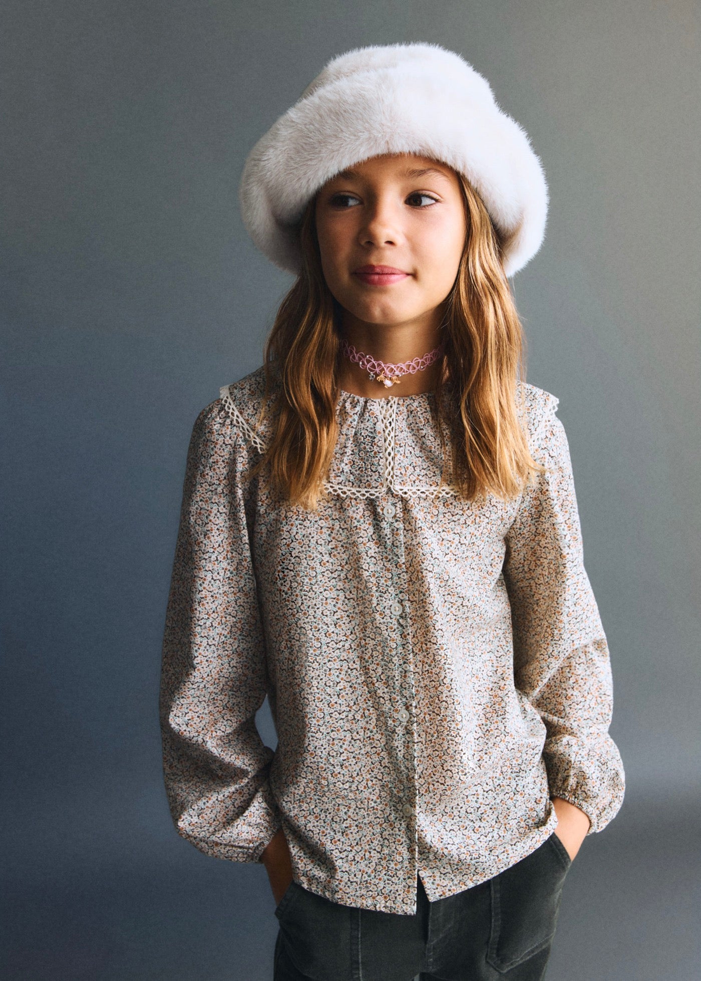 Blusa Hazel Verde - Niña