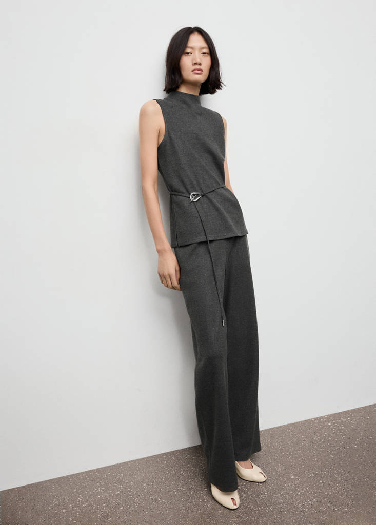 Pantalon Droit Taille Élastique