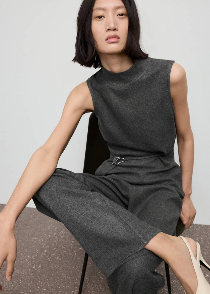Pantalon Droit Taille Élastique