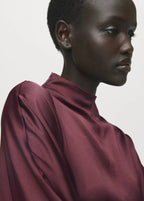 Robe Satinée Ceinture