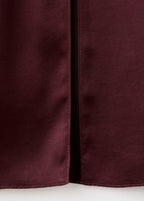 Robe Satinée Ceinture