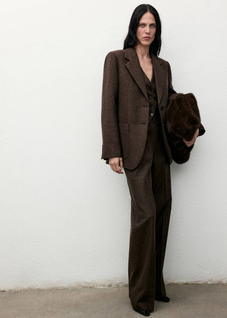 Blazer Costume Laine Jaspée