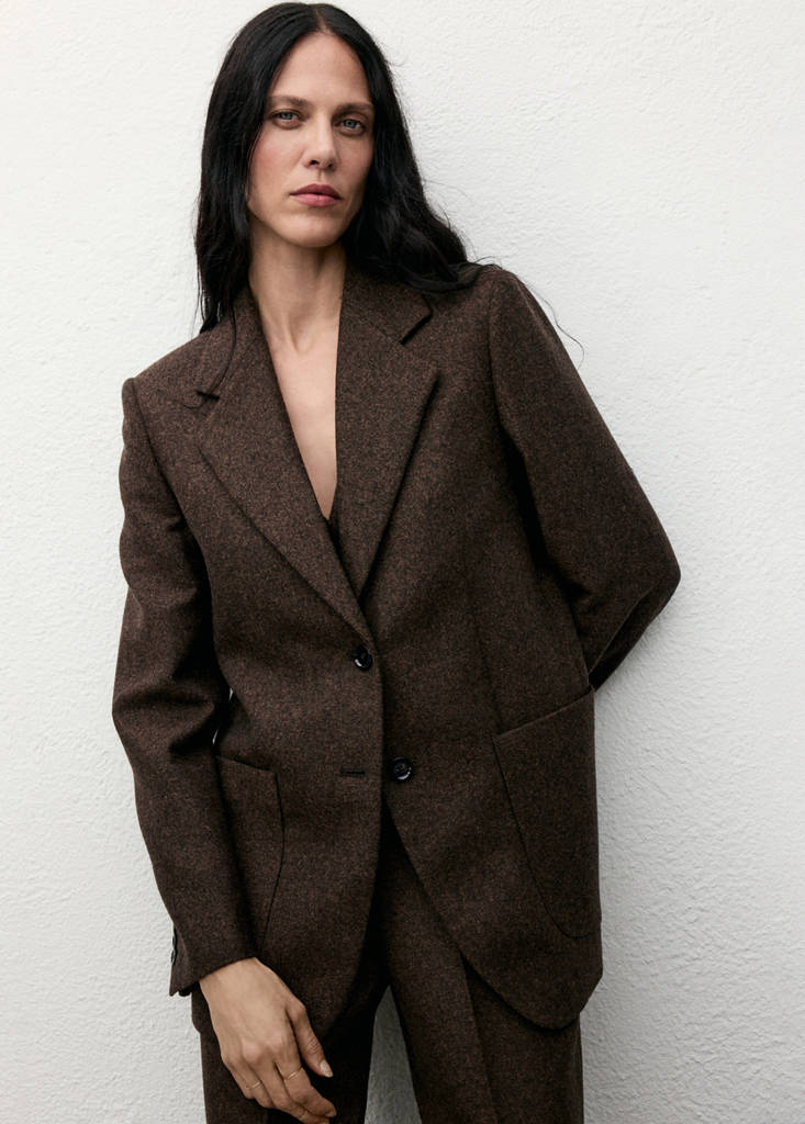 Blazer Costume Laine Jaspée