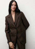 Blazer Costume Laine Jaspée