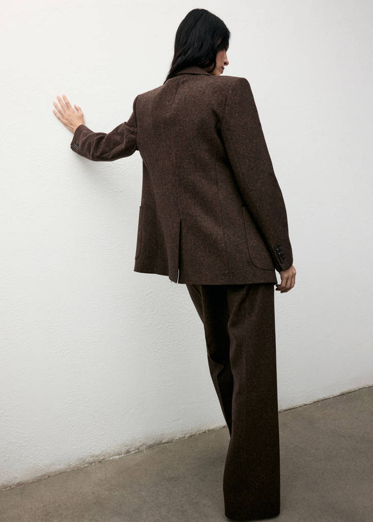 Blazer Costume Laine Jaspée