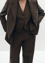 Blazer Costume Laine Jaspée
