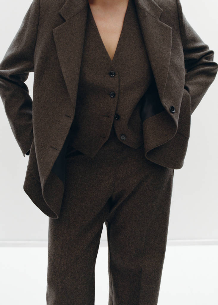 Blazer Costume Laine Jaspée