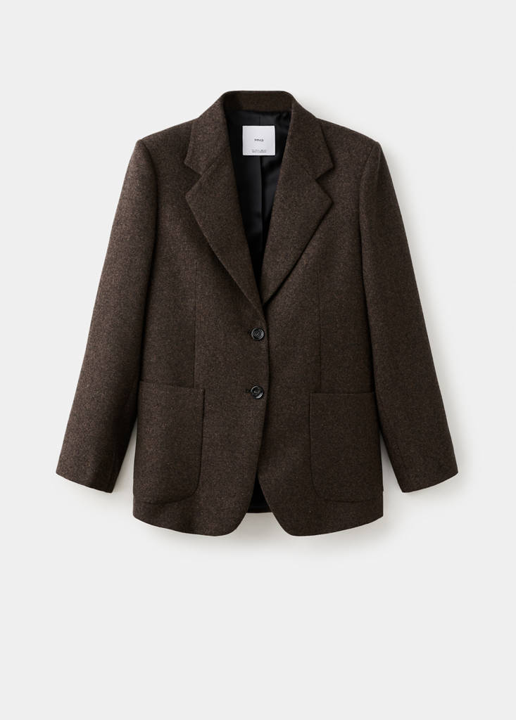 Blazer Costume Laine Jaspée